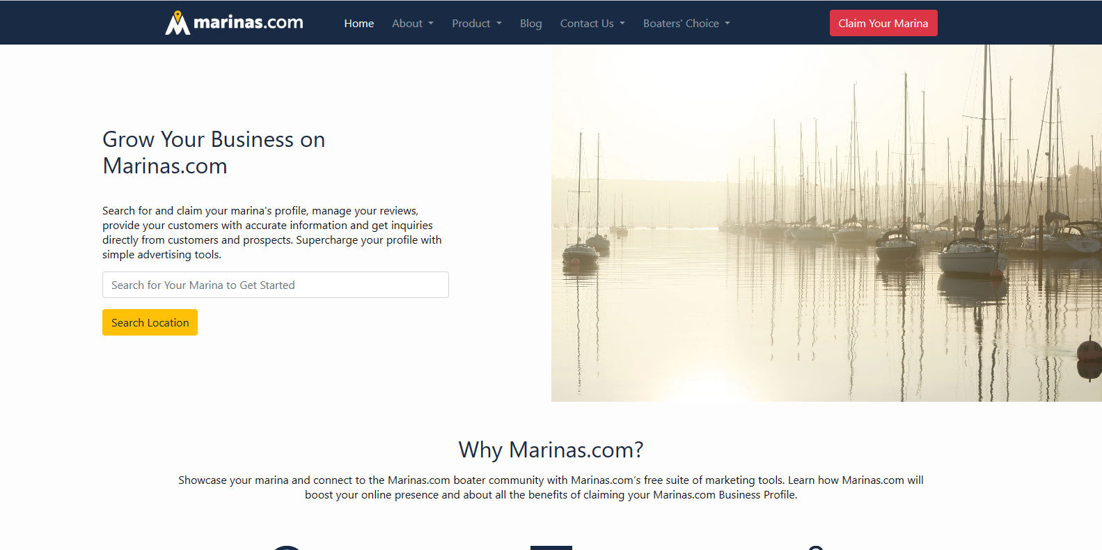 Marinas Jekyll website screenshot